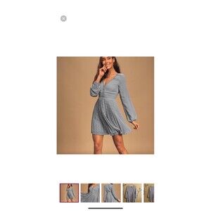 Lulu’s long sleeved dress blue size medium